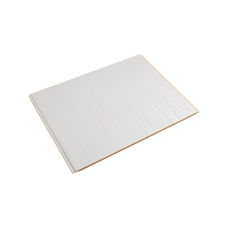 Revêtement intérieur en PVC 400*8 mm, draps de revêtement de salle de bain - Couture en V