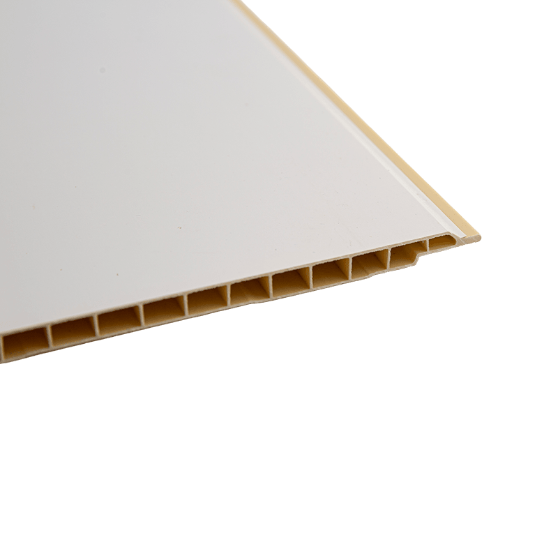 Panneaux de revêtement mural en PVC 400*9 mm, revêtement effet bois PVC - Couture en V
