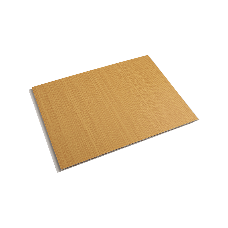 Panneaux de revêtement mural en PVC 400*9 mm, revêtement effet bois PVC - Couture en V