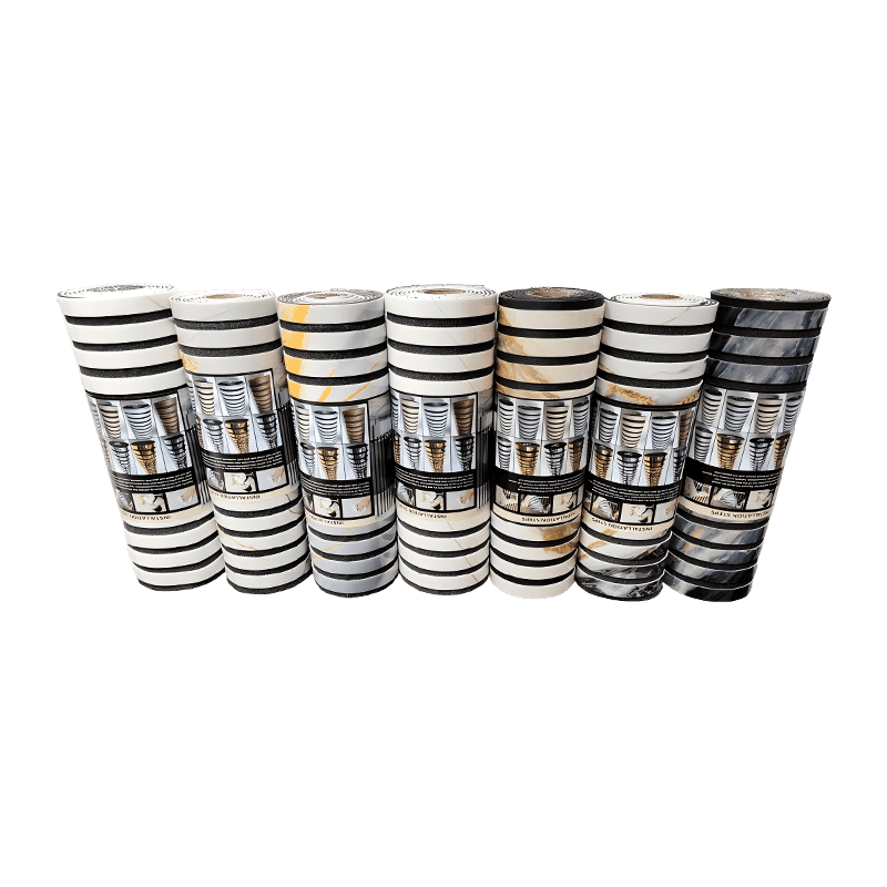Autocollant de grille acoustique à bande brillante