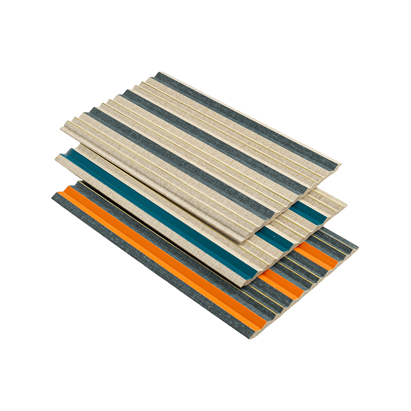 Panneau PS en bois marron rainuré de 12 cm