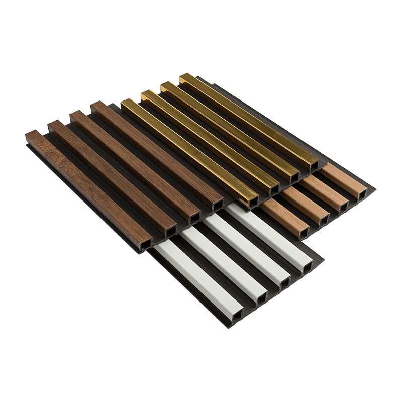 Panneau mural WPC en bois de 160*22 mm avec grille à grains