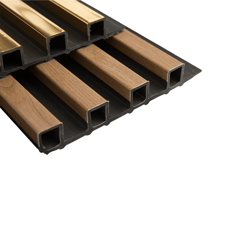 Panneau mural WPC en bois de 160*22 mm avec grille à grains