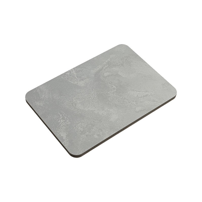 Plaque de cristal de carbone à motifs de marbre