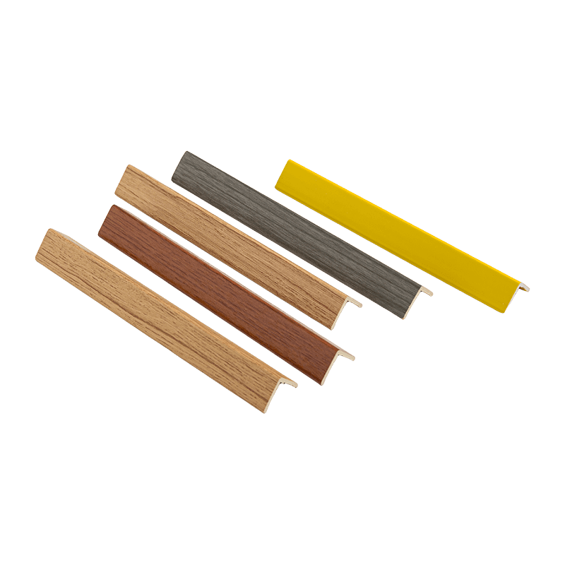 Moulures à angle droit en composite pierre-plastique (SPC) de 25*25 mm