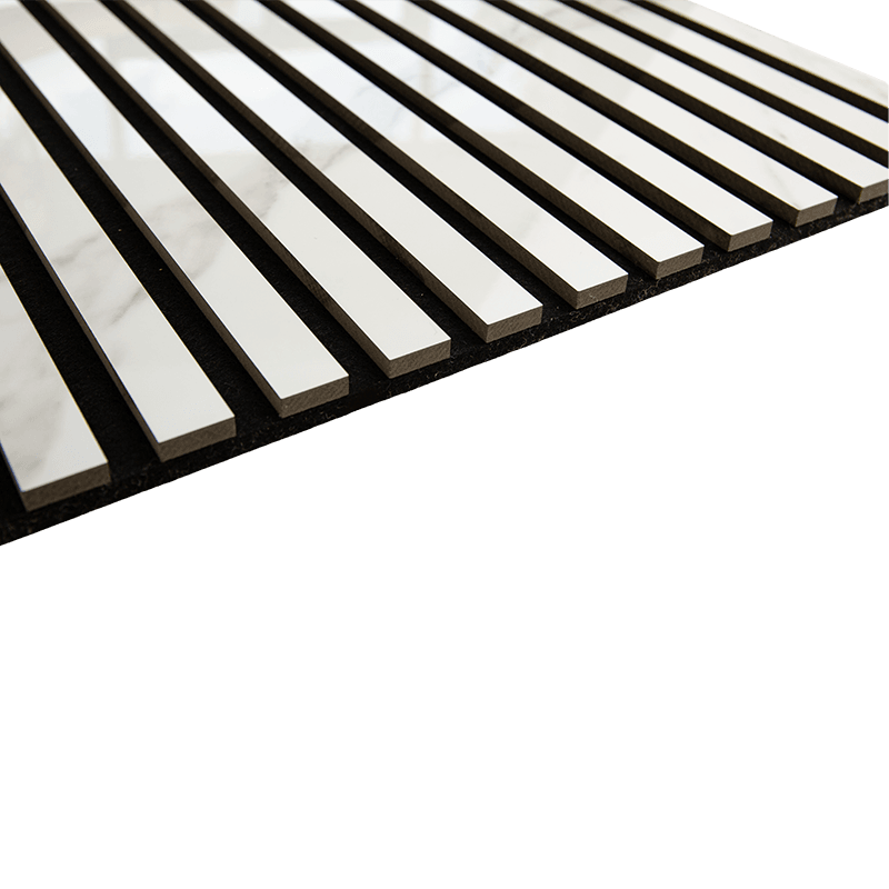 Panneau insonorisant pour grille de barre droite - Motif marbre