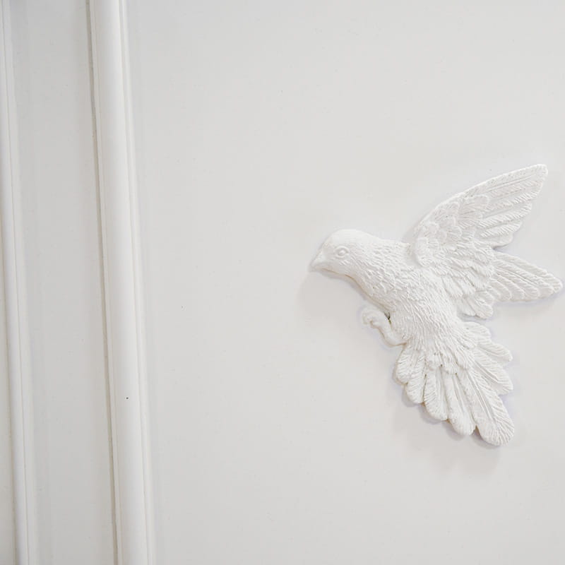 Décorations d'angle en PU 30*30 cm