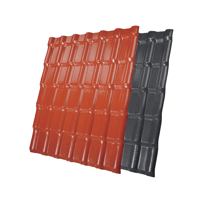 Tuiles de toit en résine ASA de 1,05 m*2,3 mm
