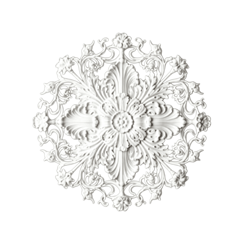 Médaillons de plafond en PU de 60 cm de diamètre