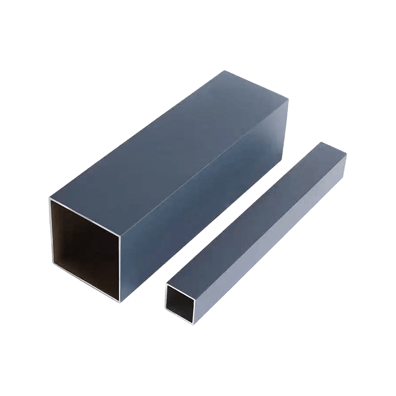 Tube carré extérieur en aluminium et plastique à port unique de 50*50 et 100*100 mm