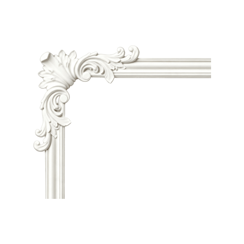 Décorations d'angle en PU 15*15 cm