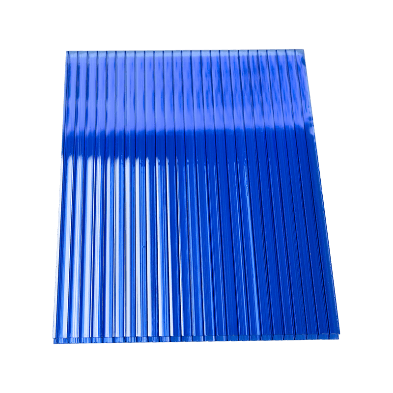 Feuille creuse en polycarbonate de 5,8*2,1 m - Jaune/Transparent/Bleu/Gris