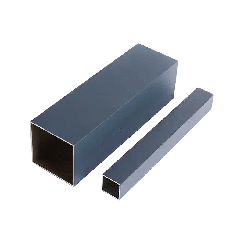 Tube carré extérieur en aluminium et plastique à port unique de 50*50 et 100*100 mm