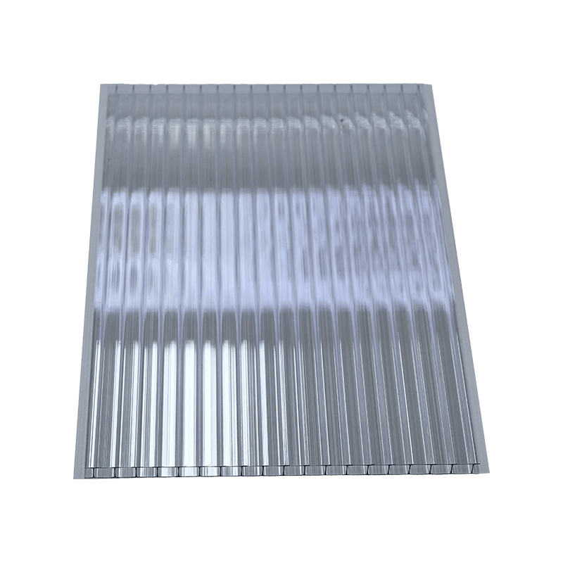Feuille creuse en polycarbonate de 5,8*2,1 m - Jaune/Transparent/Bleu/Gris